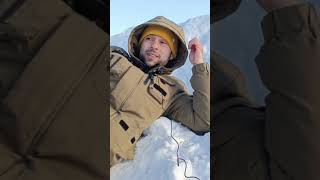Отдых в горах снежный барс!#shortvideo #выживание