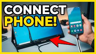 How To Connect Arzopa Portable Monitor To Phone (Easy) 2026