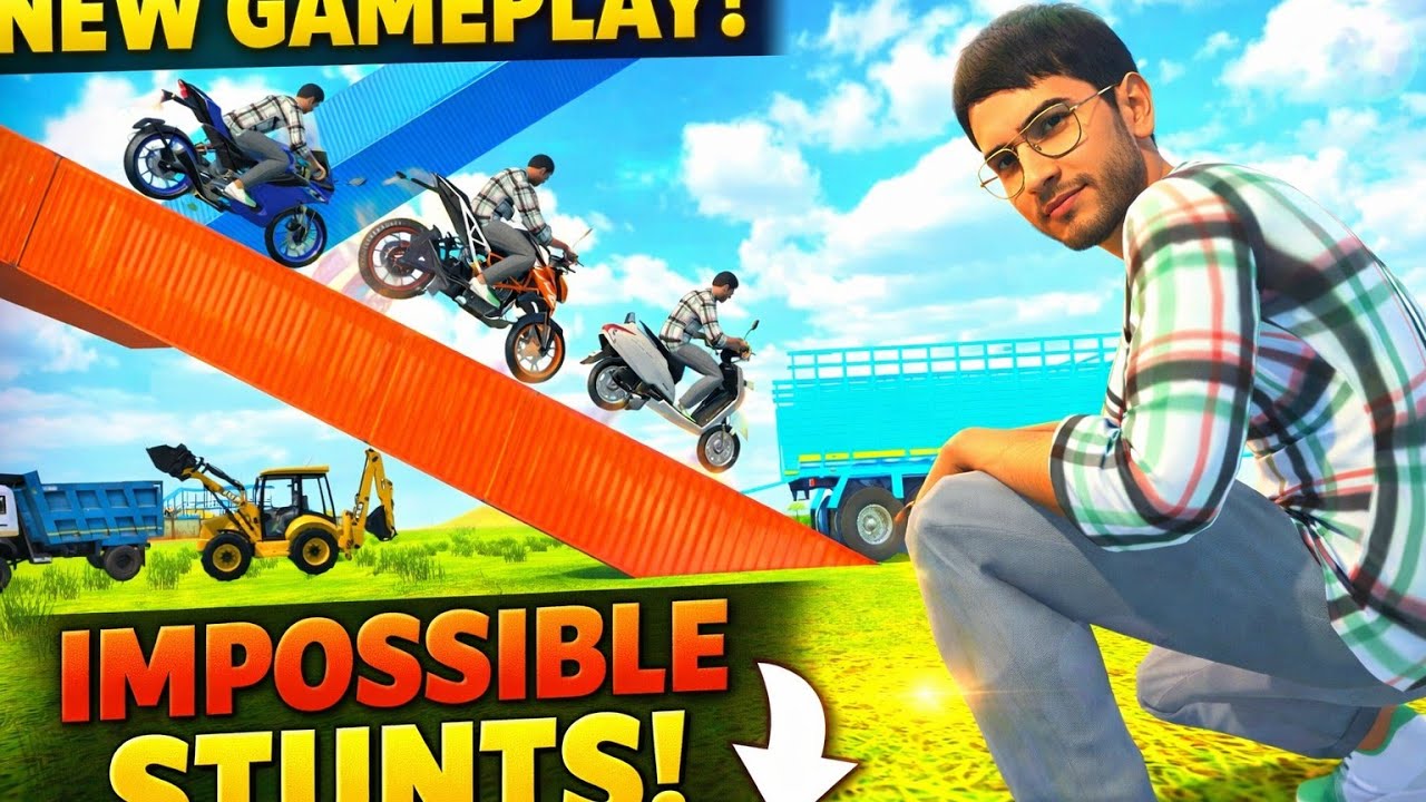 🔥 Impossible Bike Stunt Challenge 😱 | Ramp Bike vs Truck Gameplay | New Game