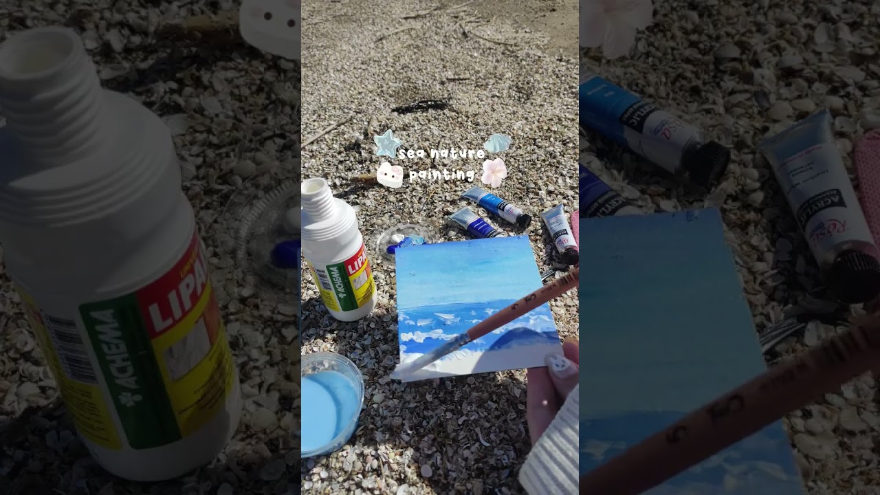 sea diy painting 🫧 