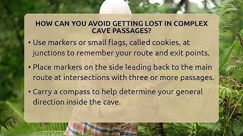 How Can You Avoid Getting Lost In Complex Cave Passages? - Ecosystem Essentials
