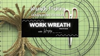 How to Make Your Own DIY Work Wreath Frame on a 14 Dollar Tree Wire Frame DIY Wreath Frame
