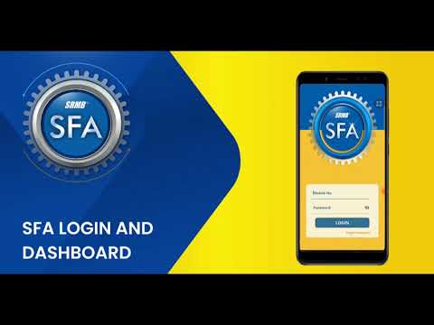 SFA login and Dashboard