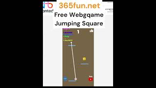 Jumping Square #flashgame #games #webgame #gaming #365fun #gameplay #html5  #hypercasual screenshot 3