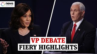 VP Debate Highlights: Kamala Harris takes on Mike Pence in fiery clash