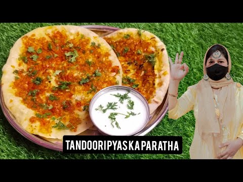 तंदूरी प्यास का पराठा ऐसा स्वादिष्ट है I TANDOORI MASALA PYA