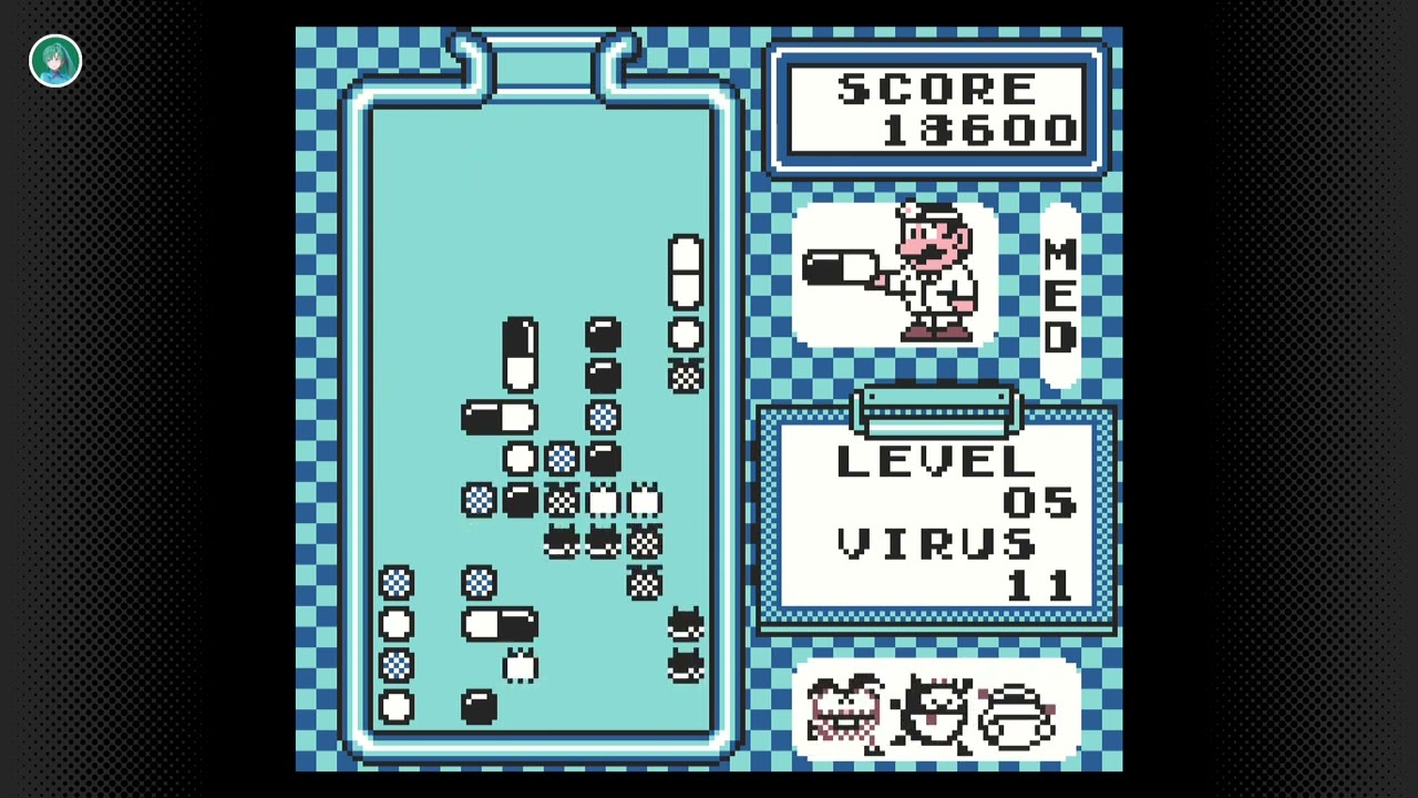 GB版ドクターマリオ ミスるまでの勝負