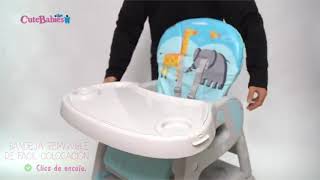 SILLA DE COMER PLAYTIME CUTEBABIES