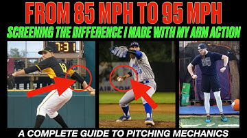 Robby Rowland Pitching Mechanics Breakdown - 2014 vs 2020 - 85 MPH vs 95 MPH