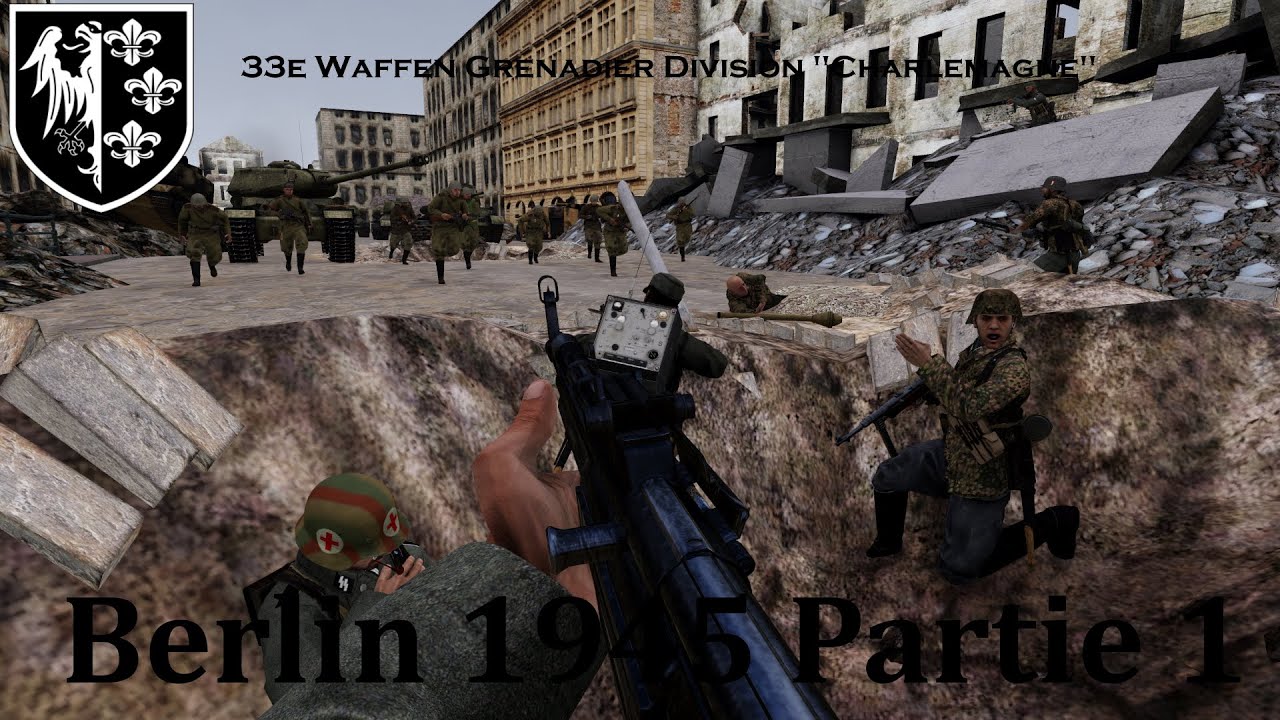 Campagne de la Charlemagne Berlin 45 Partie 1/3 33e Division