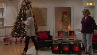 Duraflame Portable Stove Heater with Handle & Side Viewing on QVC