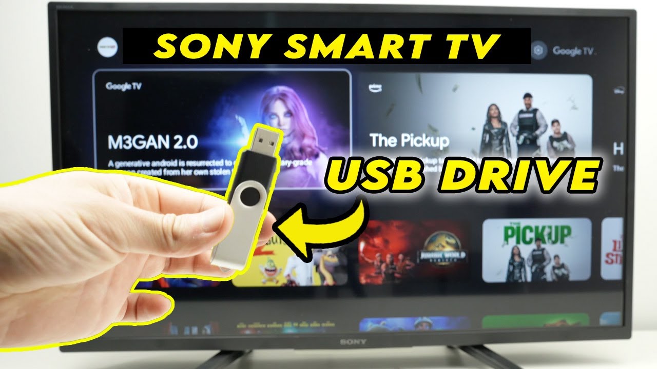 Sony Smart TV - Connect a USB Drive to Play Movies, Pictures