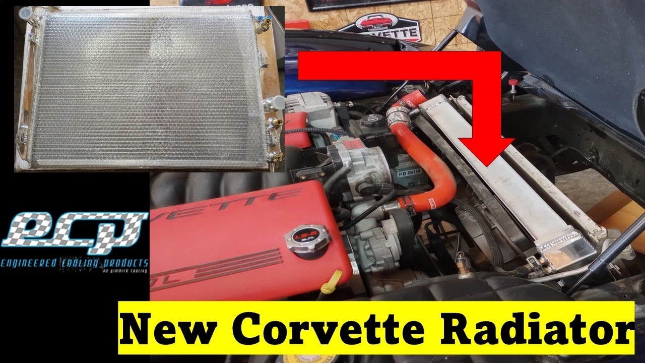 Installing An Engineered Cooling Products ECP Radiator In A Corvette installing-an-engineered-cooling-products-ecp-radiator-in-a-corvette