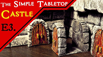 Modular Doors for the Simple Miniature Castle Terrain for D&D (E3)