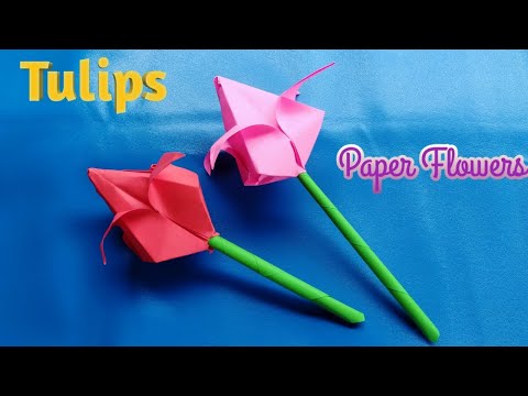 Video: Tulip Origami: Cantik Dan Anggun