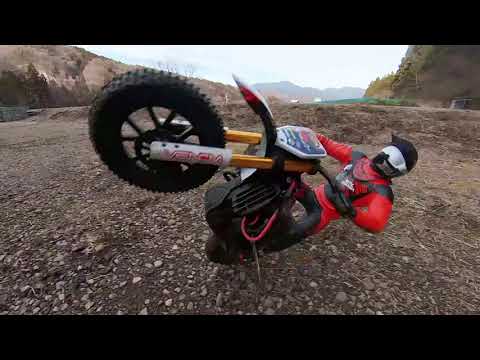 RCの楽しみ】リアルなラジコンバイク VMX450を走らせてみた