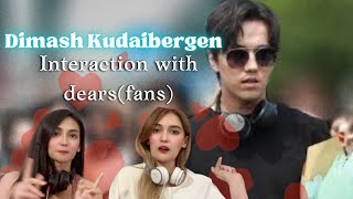 Our reaction to Dimash interacting with the dears (fans) | we are jealous! 🥰🙈