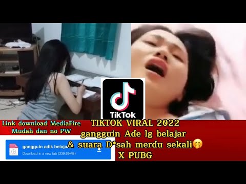 VIRAL TIKTOK TERBARU|| Gangguin Adek Lgi belajar dan kakak Cantik bersuara Merdu Viral Tiktok X PUBM