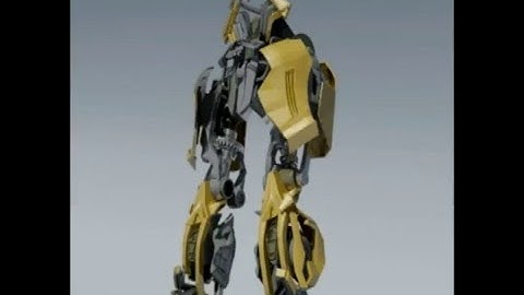 Transformer Bumblebee 3d model high resolution making part 2