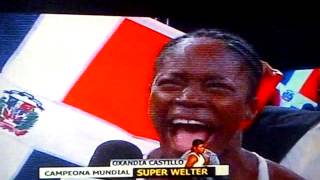 PELEA DE HANNA GABRIELS CONTRA OXANDIA CASTILLO..