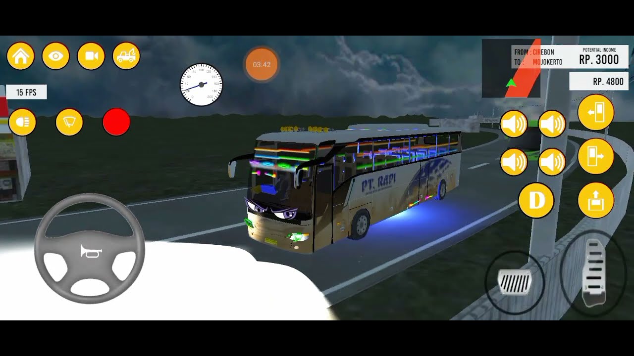 Pt Rapi Bus Skin bus PT.rapi telolet Basuri - YouTube