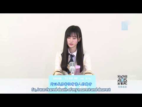 鞠婧祎—SNH48第二届总选举政见キクちゃん in english jujingyi