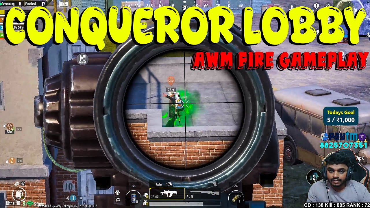 18 убийств Conqueror Lobby #bgmi