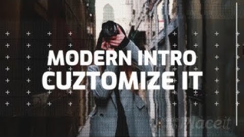 Modern Intro Maker Featuring Text and Logo Animations and Glitch Effects