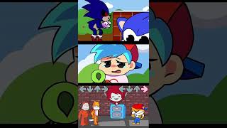 FNF Sonic Oh Uhm for hire vs minecraft mod Friday Night Funkin' #sonic #minecraft #shortsviral