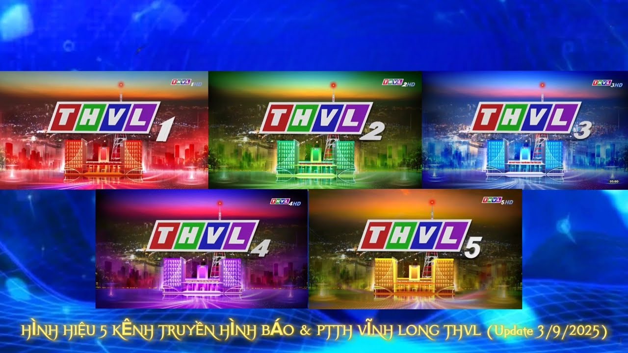 Thvl THVL • TH VĨNH LONG | HÌNH HIỆU 5 KÊNH TRUYỀN HÌNH BÁO & ĐÀI PHÁT THANH ...