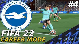 WONDER STRIKE FROM TROSSARD | BRIGHTON FIFA 22 REALISTIC CAREER MODE | EPISODE 4 | #FIFA22CAREERMODE