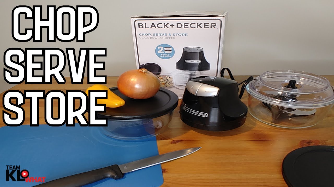 Black & Decker EHC3002B Glass Bowl Chopper - Macy's