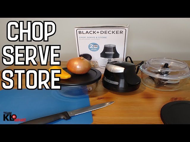 Black + Decker, Kitchen, Blackdecker Glass Bowl Chopper