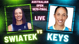 Iga Swiatek vs Madison Keys | Australian Open 2025 | Semi-Final | LIVE TENNIS WATCHALONG