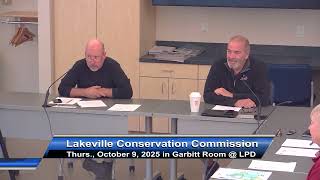 Lakeville Conservation Commission, 10-9-25