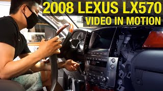 2008-2009 LEXUS LX570 Navigation and Video in Motion Bypass I Beat-Sonic USA
