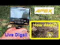 Garrett Apex Test and Review! First hunt with Apex will it find deep silver??