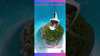 Gibralter With A Fisheye View