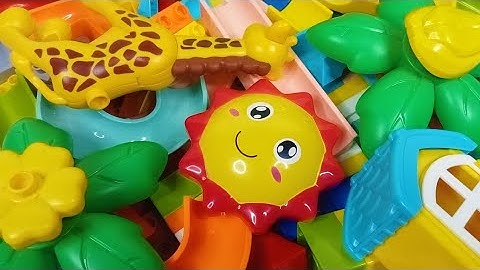 Satisfying building block marble run ☆ Build exciting marble tracks with lego duplo