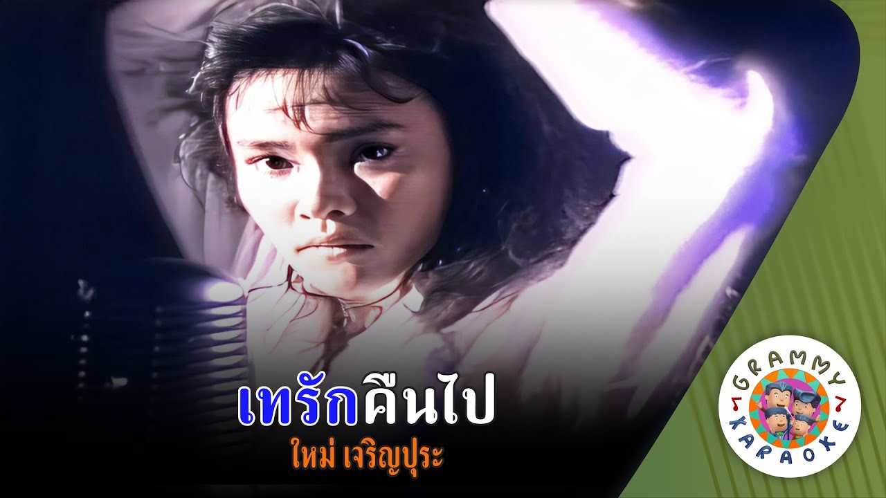 คาราโอเกะ เทรักคืนไป (Tay-Ruk-Keun-Pai) - ใหม่ เจริญปุระ [ Original Karaoke ]