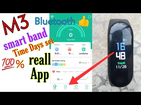 M3 smart band | intelligence Bluetooth health wrist smart | How to connect M3 smart Band with mobile