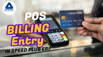 POS Entry in Speed Plus 9.0 ERP Software #possoftware