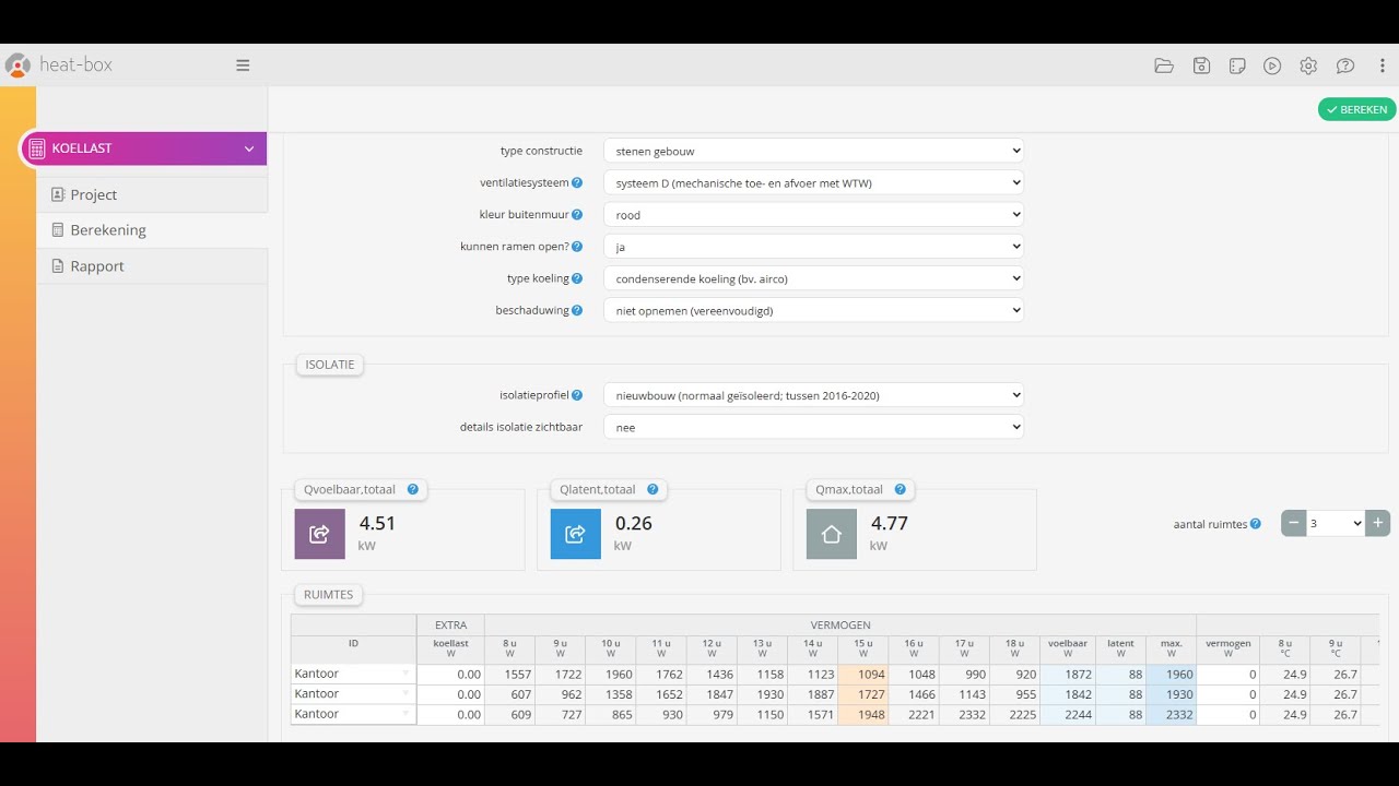 Heat-Box koellast-module