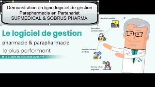 SÉMINAIRE  Démonstration en ligne logiciel de gestion Parapharmacie-Sobrus screenshot 2