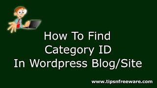 How To Find Category ID in Word press Blog Site [HD]