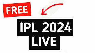 Watch IPL 2024 Live on Laptop and PC FOR FREE | IPL LIVE 2024 | IPL Live Streaming