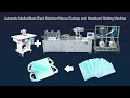 Automatic MedicalMask Blank Machine+Manual Earloop and  Headband Welding Machine