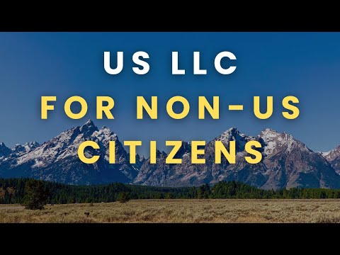 How To Get A Us Llc For Non-us Citizens 🇺🇸
