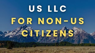 How To Get A Us Llc For Non-us Citizens 🇺🇸