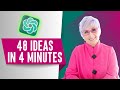 ChatGPT Quick Tip: 48 Ideas In 4 Minutes